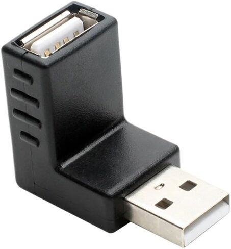 USB Adapter 2.0 USB 3.0, A 90 Degree Elbow Extension Cable Data Connector for Laptops(USB2.0UP) in Kuwait
