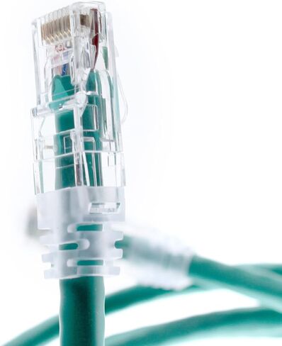 panduit utpsp7gry الفئة -6 من 8 موصلات توصيل سلالة صحيح تصحيح التمهيد ، 7 أقدام ، أخضر in Kuwait