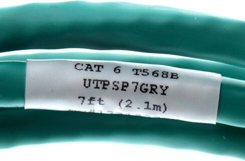panduit utpsp7gry الفئة -6 من 8 موصلات توصيل سلالة صحيح تصحيح التمهيد ، 7 أقدام ، أخضر in Kuwait
