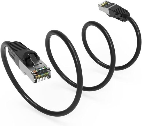 200 قدم CAT5E محمية (FTP) Ethernet Network Cable Black in Saudi Arabia