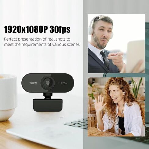 2K 1080P 720P 480P High Resolution Webcam with Wide Angled for Content Creators and Video Calls Noise Cancelling Microphones in Saudi Arabia