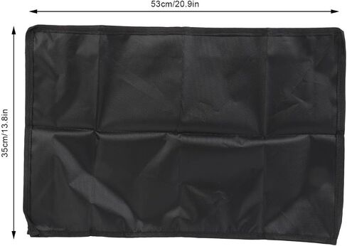 Universal Monitor Cover Computer Display Dust Cover, Thick 420D Oxford Cloth Silver Coated Rain Proof Computer Screen Protective for LCD HD Panel TV (61 * 46 * 8cm) in Saudi Arabia