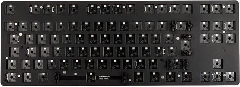 Glorious GMMK Modular Mechanical Gaming Keyboard ISO Layout- RGB LED Backlit, Brown Switches, Hot Swap Switches (Black) (Tenkeyless) in Kuwait