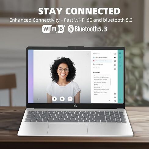 HP 15.6-inch Business Laptop Computer - w/Microsoft Office Lifetime & Free CD/DVD Drive - 15.6" HD Touchscreen - Intel i3 1215U - Wi-Fi 6E -Win 11 Pro(32GB RAM | 1TB SSD) in Saudi Arabia