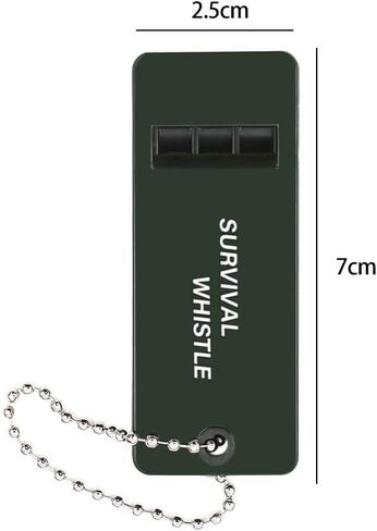 120 dB Emergency Whistles for Teachers, Self Defense Whistle for Women, Flat Safety Survival Whistle Keychain for Outdoor Kayak Hiking, Multi-Audio Loud Whistle for Coach Dog Outdoorsy Rescue Signal in Saudi Arabia
