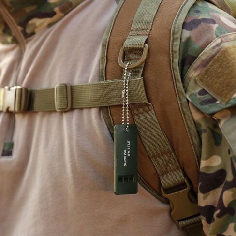 120 dB Emergency Whistles for Teachers, Self Defense Whistle for Women, Flat Safety Survival Whistle Keychain for Outdoor Kayak Hiking, Multi-Audio Loud Whistle for Coach Dog Outdoorsy Rescue Signal in Saudi Arabia