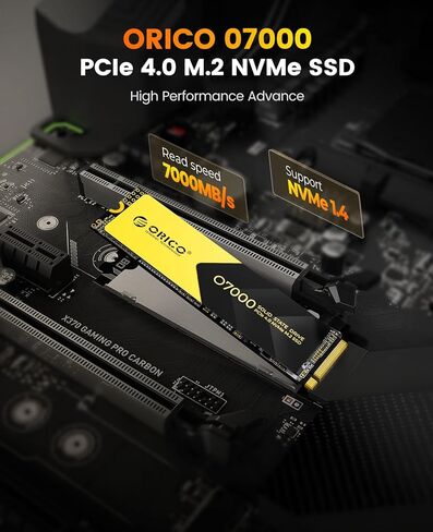 Orico H500 Raceline Champion DDR5 RAM 32GB و O7000 O7000 1TB NVME SSD PCIE 4.0 حزمة للألعاب عالية السرعة وبناء الأداء in Saudi Arabia