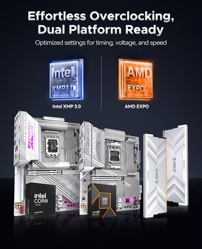 Orico H500 Raceline Champion DDR5 RAM 32GB و O7000 O7000 1TB NVME SSD PCIE 4.0 حزمة للألعاب عالية السرعة وبناء الأداء in Saudi Arabia