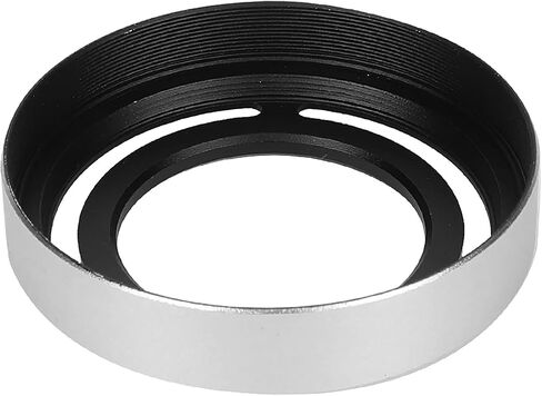 zopsc lhx10 عدسة عدسة الكاميرا ل fuji x10 x20 x30 ، hollow metal camera lens hood ، استبدال المظهر الجميل المدمج (أسود) in Saudi Arabia