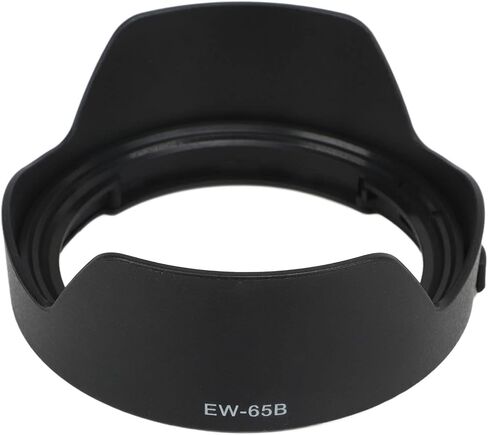 Lens Hood, ABS Lens Hood Sunshade, Lens Hood Bayonet Round Backbuckle Replacement for RF50mm F1.8 Black EW 65B Lens in Saudi Arabia