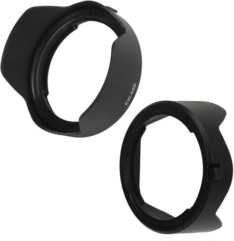 Lens Hood, ABS Lens Hood Sunshade, Lens Hood Bayonet Round Backbuckle Replacement for RF50mm F1.8 Black EW 65B Lens in Saudi Arabia