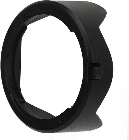 Lens Hood, ABS Lens Hood Sunshade, Lens Hood Bayonet Round Backbuckle Replacement for RF50mm F1.8 Black EW 65B Lens in Saudi Arabia