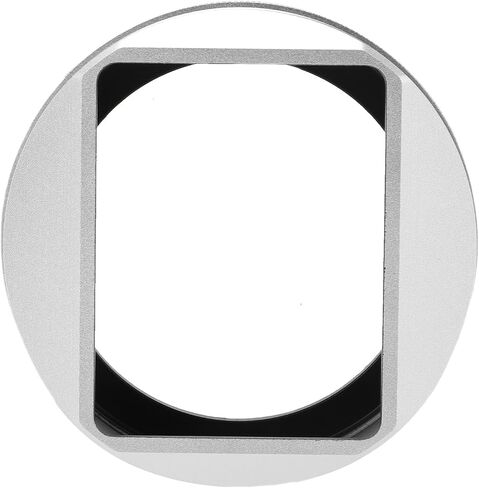 Gugxiom Square Metal Lens Hood Fit for FUJIFILM X100VI Accessories, Aluminium Alloy Camera Lens Hood, Thread Installation - Silver in Saudi Arabia