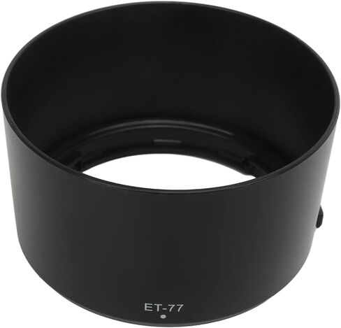 85mm Bayonet Lens Hood, ABS Reversible Lens Hood, ET 77 Bayonet Mount Camera Lens for RF 85mm F2 Macro is Lens Black in Saudi Arabia