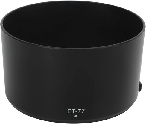 85mm Bayonet Lens Hood, ABS Reversible Lens Hood, ET 77 Bayonet Mount Camera Lens for RF 85mm F2 Macro is Lens Black in Saudi Arabia