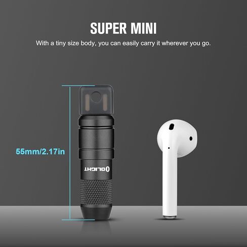OLIGHT IMINI 2 EDC مصباح يدوي لسلسلة المفاتيح القابلة لإعادة الشحن، 50 لومن ضوء صغير مدمج ومحمول، مصابيح LED صغيرة لحلقة المفاتيح مع بطارية مدمجة مثالية للحمل اليومي وحالات الطوارئ (OD أخضر) in Kuwait