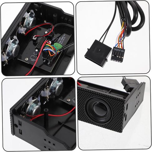 مكبرات صوت أجهزة الكمبيوتر المحترفة المحيطة بالجهاز الأمامي CASE CASE BLACK STEREO in Saudi Arabia