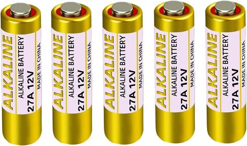 27A 12V بطارية القلوية لعملية التحكم عن بُعد (5 عبوات) - A27 MN27 27 A 12 فولت تدوم لفترة طويلة لسيارة مفتاح السيارة ، أبواب المرآب in Saudi Arabia