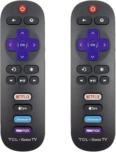 2 Pack - OEM Replacement Remote Control fit for All TCL Roku Smart TVs - Netflix/Disney Plus/Apple TV+ / HBO Max in Saudi Arabia