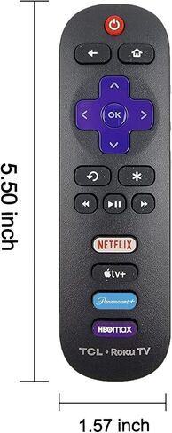 2 Pack - OEM Replacement Remote Control fit for All TCL Roku Smart TVs - Netflix/Disney Plus/Apple TV+ / HBO Max in Saudi Arabia