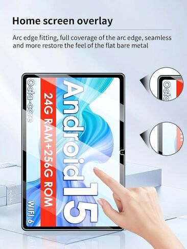 Screen Protector for MENTUME K80 Tablet 10 inch Android Tablets, Anti-Scratch 9H Hardness Touch Sensitive 2.5D Rounded Edges Bubble Free Easy to Install,2 Pack. in Saudi Arabia