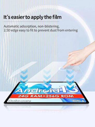 Screen Protector for MENTUME K80 Tablet 10 inch Android Tablets, Anti-Scratch 9H Hardness Touch Sensitive 2.5D Rounded Edges Bubble Free Easy to Install,2 Pack. in Saudi Arabia