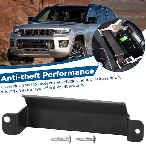 AUTOVIC for Jeep Grand Cherokee Neutral Cover Plate Steel with Screws 2014-2023 in Saudi Arabia
