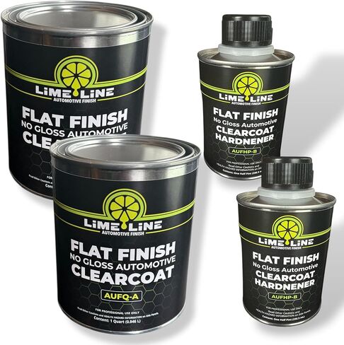 LiME LiNE (Double Pack Automotive 2k Urethane Clear Coat, High Solids Car, Truck or Motorcycle Clearcoat (3 Quarts Total Sprayable) in Kuwait