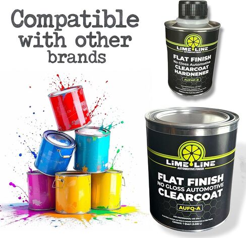 LiME LiNE (Double Pack Automotive 2k Urethane Clear Coat, High Solids Car, Truck or Motorcycle Clearcoat (3 Quarts Total Sprayable) in Kuwait