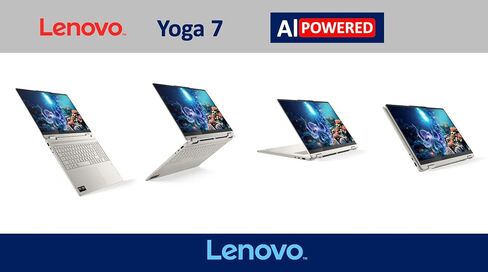 Lenovo Yoga AI Powered 2-in-1 كمبيوتر محمول 16.0 "شاشة تعمل باللمس IPS Wuxga (Amd Ryzen AI 7 350 ، 16GB LPDDR5X ، 1TB M.2 PCIE SSD ، Lacklit KB ، Photeprint ، WIFI 7 ، Win 11 Pro) W/DKZ USB Port Expander in Kuwait