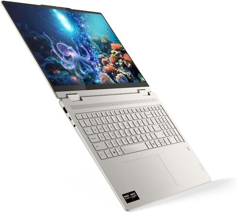 Lenovo Yoga AI Powered 2-in-1 كمبيوتر محمول 16.0 "شاشة تعمل باللمس IPS Wuxga (Amd Ryzen AI 7 350 ، 16GB LPDDR5X ، 1TB M.2 PCIE SSD ، Lacklit KB ، Photeprint ، WIFI 7 ، Win 11 Pro) W/DKZ USB Port Expander in Kuwait