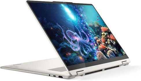 Lenovo Yoga AI Powered 2-in-1 كمبيوتر محمول 16.0 "شاشة تعمل باللمس IPS Wuxga (Amd Ryzen AI 7 350 ، 16GB LPDDR5X ، 1TB M.2 PCIE SSD ، Lacklit KB ، Photeprint ، WIFI 7 ، Win 11 Pro) W/DKZ USB Port Expander in Kuwait