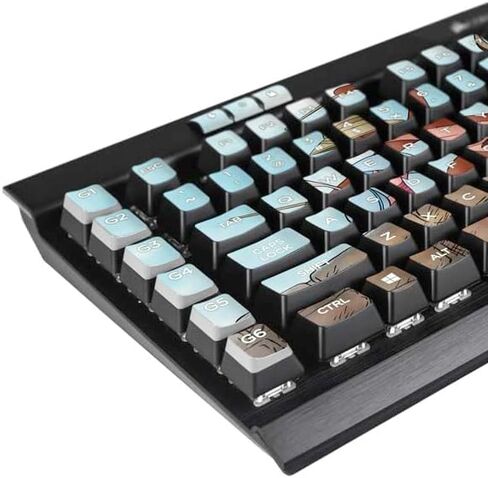 Skinit Scheal Skin Gonment أخرى متوافقة مع لوحة مفاتيح الألعاب الميكانيكية K95 RGB Platinum - ديزني ويني ويني ذا بوه كل شخصيات تصميم in Saudi Arabia