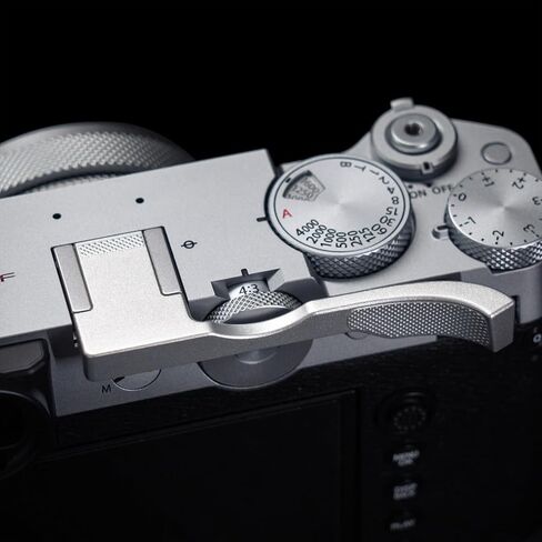 إبهام قبضة ， متوافقة مع كاميرا fujifilm fuji gfx100rf ، حذاء الساخنة الإبهام الدعم قبضة ， الأصلي Aluminum retro نقش الماسي تقنية | يحسن استقرار إطلاق النار (أسود) in Kuwait