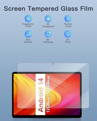 واقي شاشة 2 عبوة لـ ATMPC IT-801B Android 14 Tablet 10 بوصة ، زجاج مقسّن 9H من أجل ATMPC IT-801B مضاد للقرعة ، خالية من الفقاعات ، وضوح HD in Kuwait