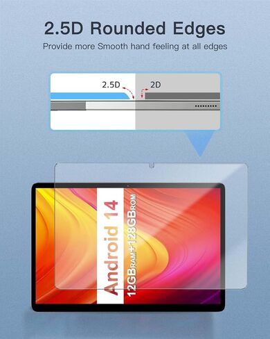 واقي شاشة 2 عبوة لـ ATMPC IT-801B Android 14 Tablet 10 بوصة ، زجاج مقسّن 9H من أجل ATMPC IT-801B مضاد للقرعة ، خالية من الفقاعات ، وضوح HD in Kuwait