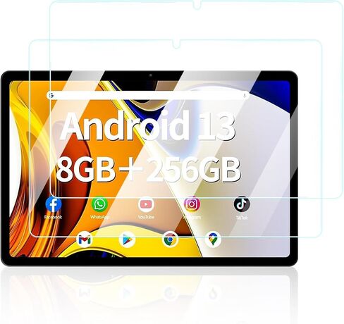 Screen Protector for SGIN T12S Tablet 12 inch Android Tablets, Anti-Scratch 9H Hardness Touch Sensitive 2.5D Rounded Edges Bubble Free Easy to Install,2 Pack. in Saudi Arabia