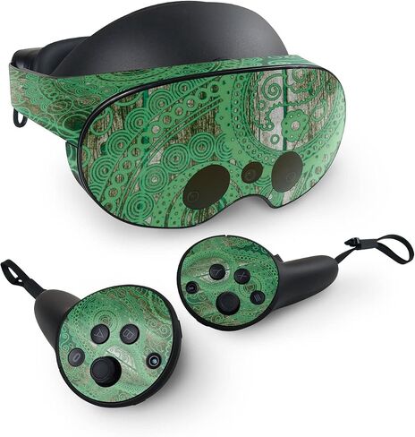 MightySkins Skin Compatible with Meta Quest Pro - Vintage Paisley | Protective, Durable, and Unique Vinyl Decal wrap Cover | Easy to Apply, Remove, and Change Styles | Made in The USA in Saudi Arabia