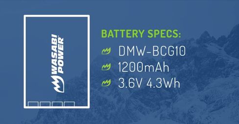 بطارية Wasabi Power لـ Panasonic DMW-BCG10 (حزمة) in Saudi Arabia