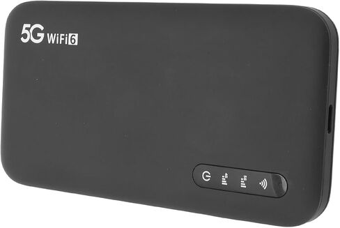 DPOFIRS 5G Mobile Hotspot Router مع فتحة بطاقة SIM للسفر المنزلي ، دعم 16 جهازًا ، 6100 مللي أمبير في الجهاز in Saudi Arabia