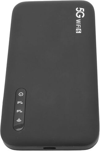 DPOFIRS 5G Mobile Hotspot Router مع فتحة بطاقة SIM للسفر المنزلي ، دعم 16 جهازًا ، 6100 مللي أمبير في الجهاز in Saudi Arabia
