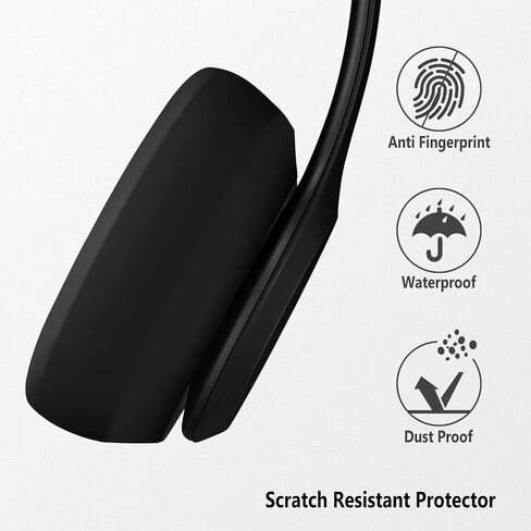 Geiomoo Silicone Earpads for Beats Solo3 Headphones, Replacement Ear Cushions Cover (Black) in Kuwait