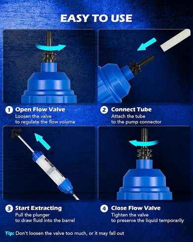 Orion Motor Tech Oil Extractor Pump, 200mL Manual Fluid Extractor for Power Steering Transmission Gear Oil & Brake Fluid Transfers, Auto Syringe Pump for ATV Boat Automotive with Flexible Hoses, Green in Kuwait