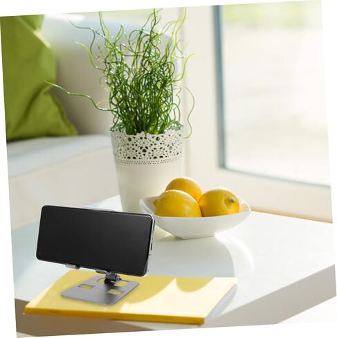 Angoily Elegant Aluminum Phone Holder Desktop Phone Support Portable Tablet Rack -wear for Movies in Saudi Arabia