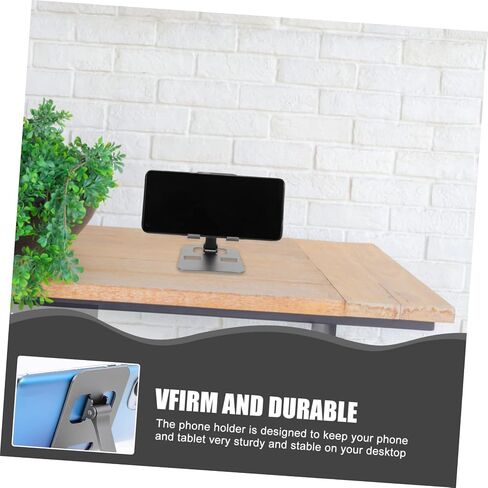 Angoily Elegant Aluminum Phone Holder Desktop Phone Support Portable Tablet Rack -wear for Movies in Saudi Arabia