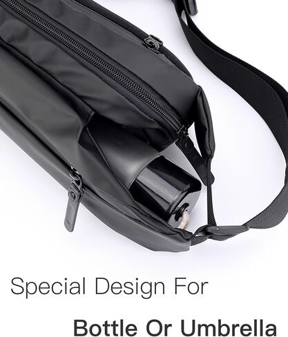 Fanny Pack for Men & Women | Adjustable Waist Bag (28-63 Inch Belt) – Large Waterproof Belt Bag for Hiking, Running, Travel, Gym | Phone Pouch with Zipper Pocket in Saudi Arabia