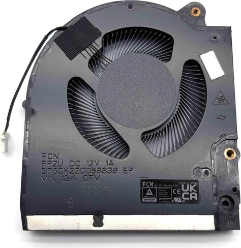 BestParts New CPU+GPU Cooling Fan Replacement for Dell Alienware M15 R6, M15 R7, 15.6" Gaming Laptop Series, P/N: EG75071S1-C210-S9A EG75071S1-C200-S9A, DFSCM227163929 DFSCK22D058839, 12V Fan in Saudi Arabia
