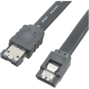 SATA to ESATA Or ESATA to SATA Cable Male to Male M/M Shielded Extender Extension HDD 6Gbps(100cm) in Saudi Arabia