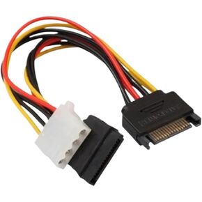 SATA 15pin Power Supply to SATA 15pin and IDE 4pin Power Splitter Cables for Motherboards and Hard Drives in Saudi Arabia