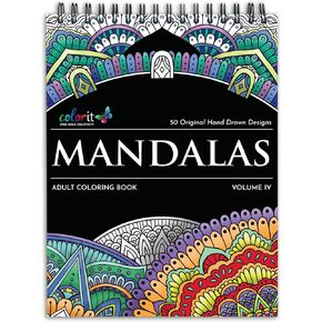 Mandala Coloring Book for Adults with Thick Artist Quality Paper, Hardback Covers, and Spiral Binding by ColorIt in Kuwait